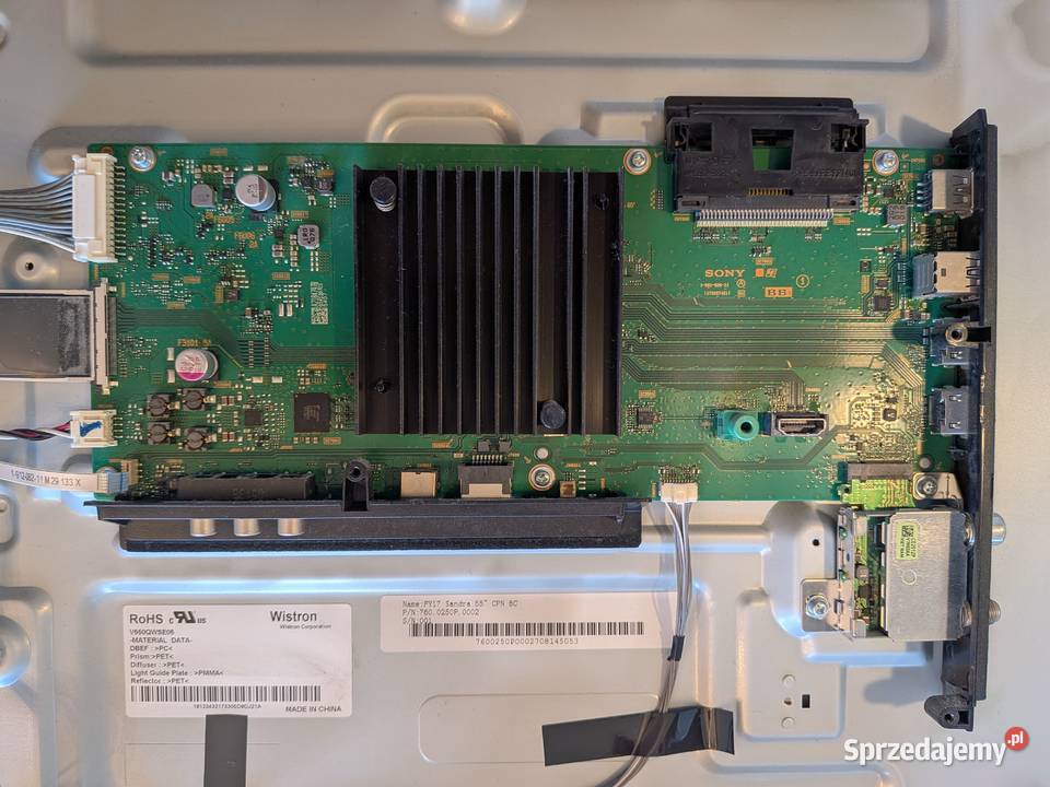 Komplet części z telewizora Sony KD55XE7005 dolnośląskie sprzedam