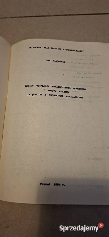 Pierwsze wydanie Zasady ustalania wynagrodzenia