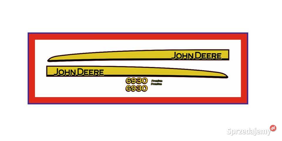 Naklejki na maskę Traktor Ciagnik John Deere