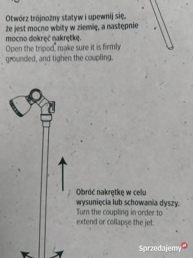 NAJTANIEJ Prysznic Ogrodowy Regulowany Obrotowy sprzedam
