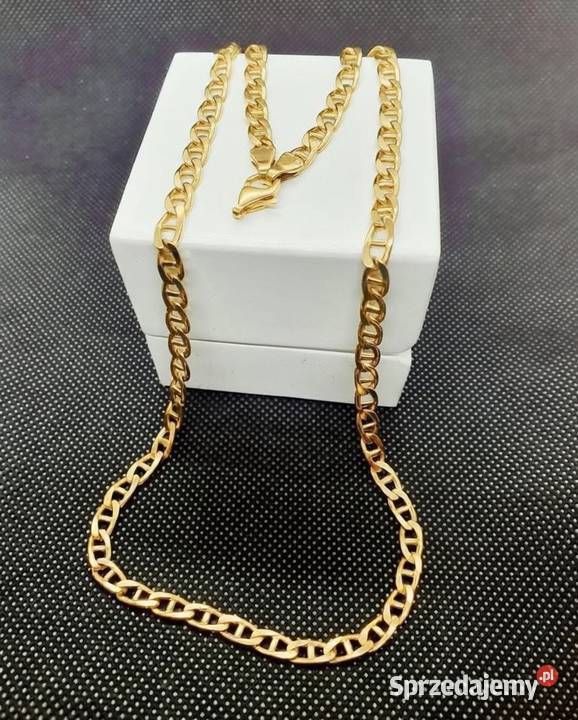 ZŁOTY ŁAŃCUSZEK SPLOT GUCCI złoto Kołobrzeg