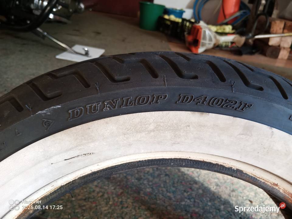OPONA DUNLOP D402F BIAŁY BOK PRZEDNIA 72H 2016 Ostróda