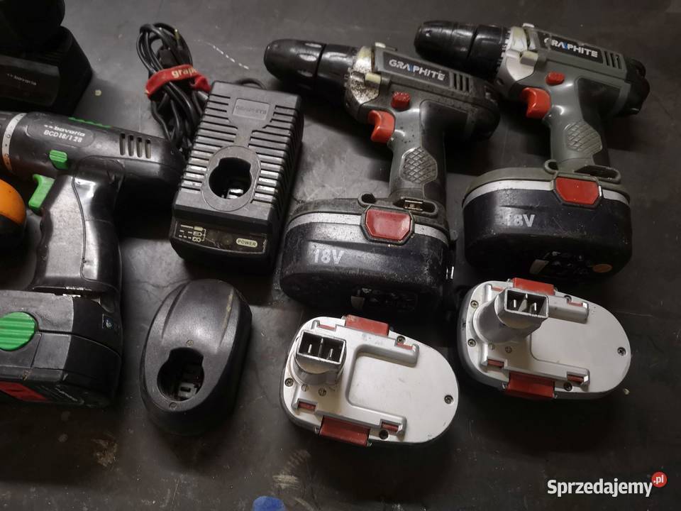 Wkrętarki Graphite 2 Bavaria 2 Wyrzynarka Bosch Skomielna Biała sprzedam