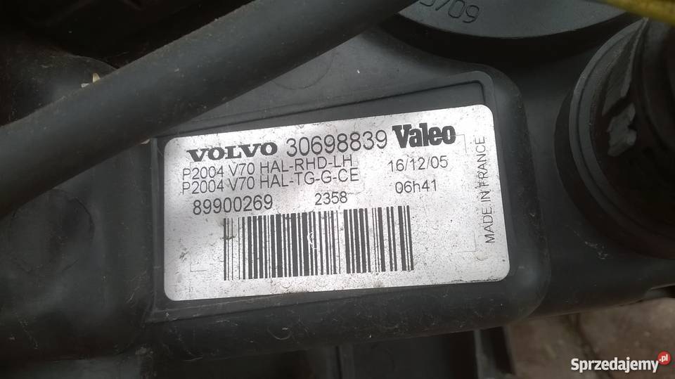 Lampy przod Volvo V70 S60 Lift Kompletne 2 Oświetlenie Szadek