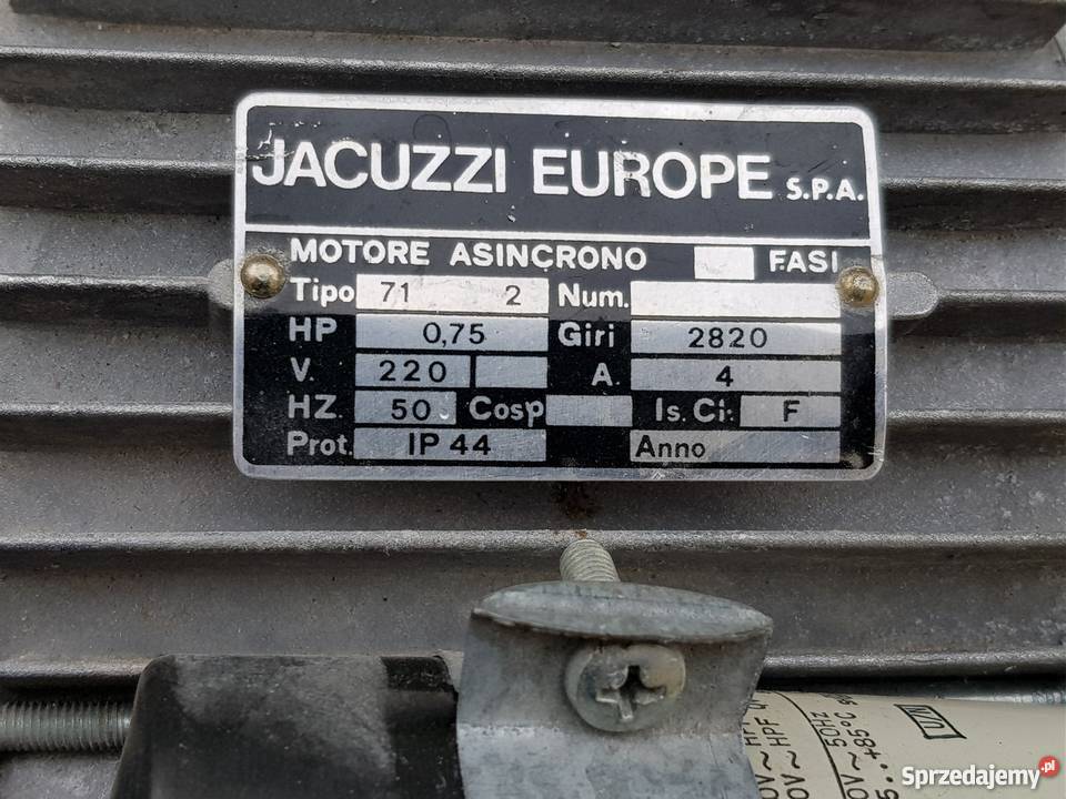 Pompa Do Jacuzzi i Hydromasażu 075HP 220V Hydraulika i armatura Nowy Tomyśl