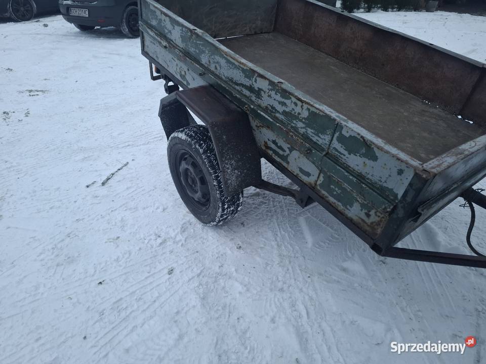 przyczepka samochodowa zarejestrowana Szałamaje sprzedam