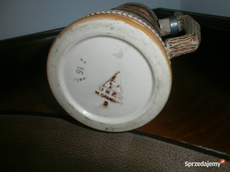 STARY PIĘKNY KUFEL Z POKRYWĄ Birofilistyka Zielona Góra