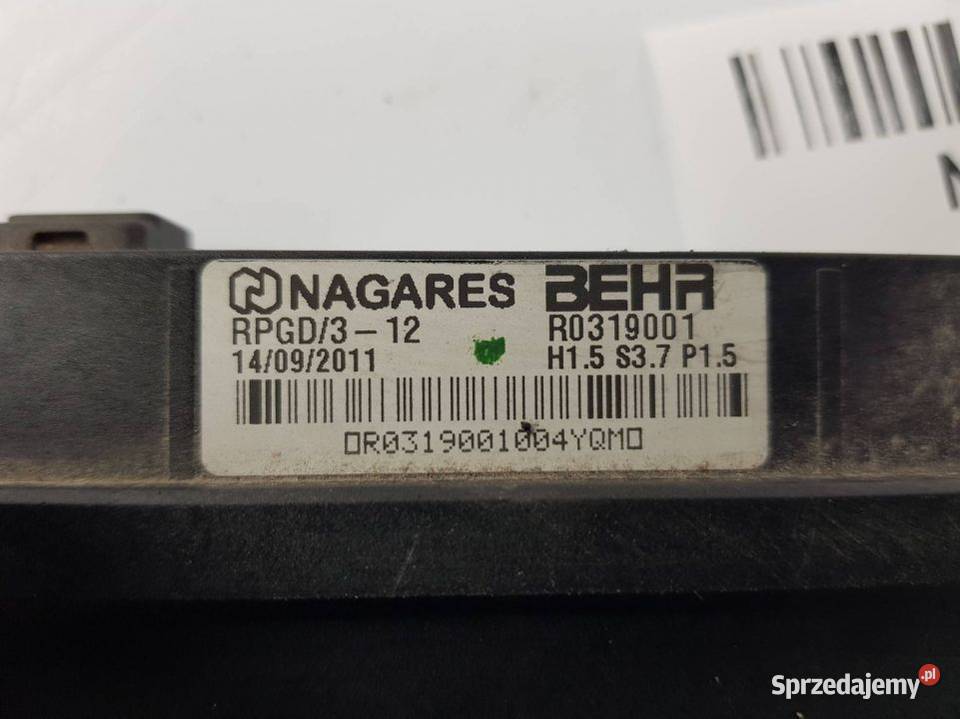 NAGRZEWNICA 13276271 CHEVROLET ORLANDO Lipno