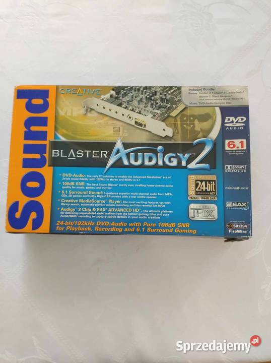Creative sound Blaster Audigy 2 dolnośląskie Pieńsk