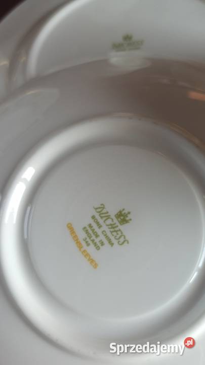 Filiżanka z talerzykiem deserowym DUCHESS pomorskie Gdańsk