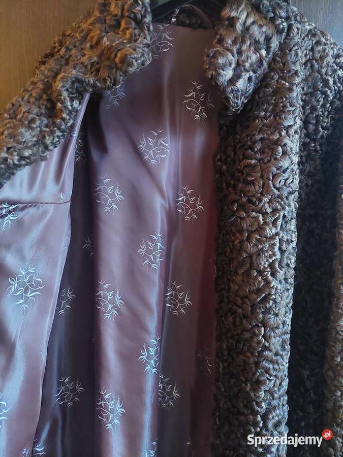 Kurtka futrzana czekoladowe karakuły 4244 Warszawa sprzedam