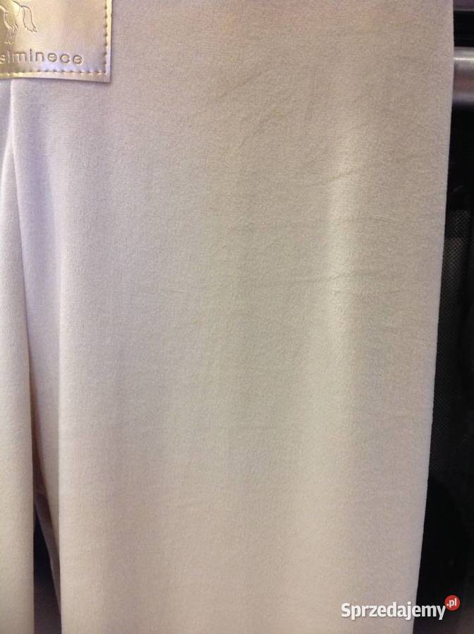 Leginsy Welurowe Damskie SM Beżowe NOWE lubuskie Nowa Sól