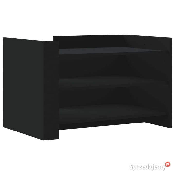 Stolik kawowy czarny 80x50x50 materiał Warszawa