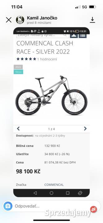 Commencal clash race 2022 Dukla