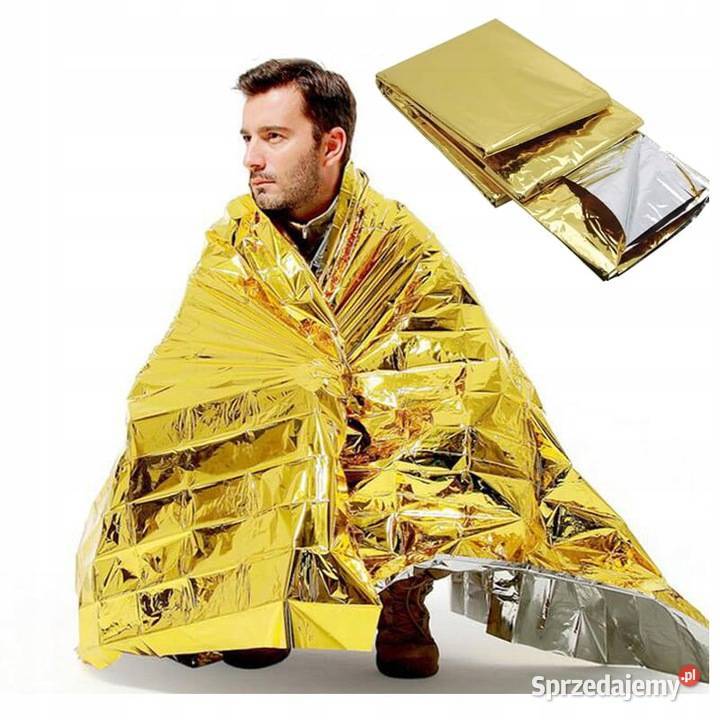 Koc Termiczny Ratunkowy Folia Życia NRC 210x160 Poznań sprzedam