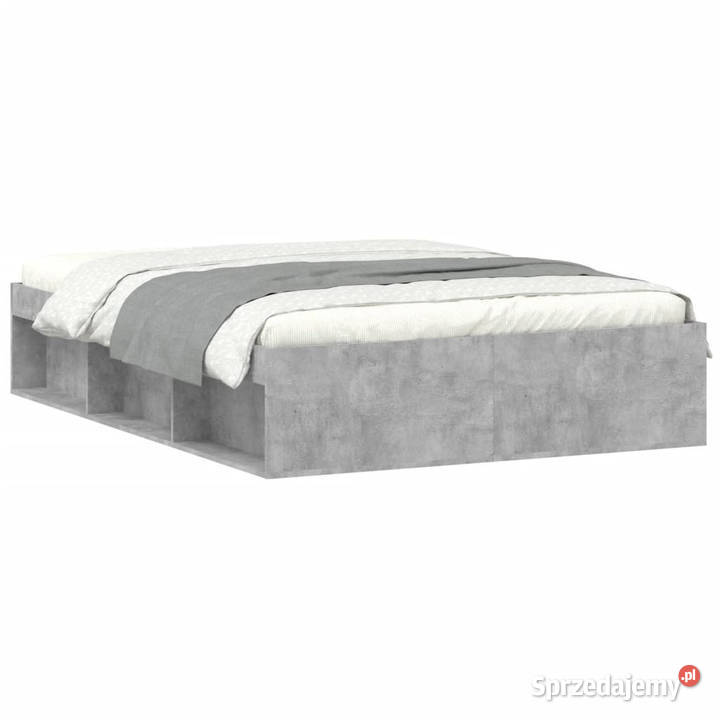 Rama łóżka szarość betonu 135x190 WM3203911 Warszawa