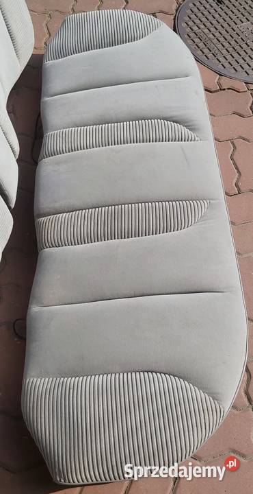 Kanapa szara welurowa podgrzewana Mercedes W126 Warszawa