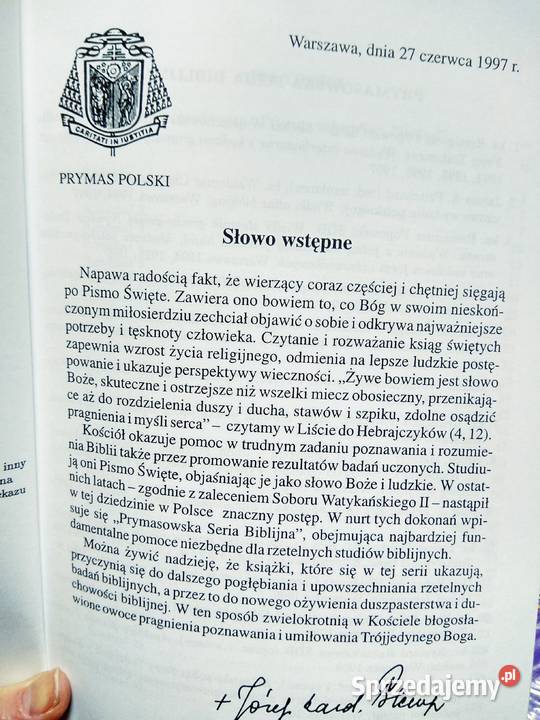 Księga Rodzaju hebrajskopolski Stary Testament