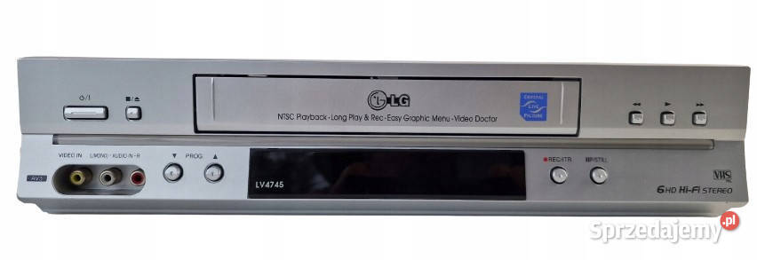 Magnetowid LG LV4745 LV 4745 video vhs PILOT Międzychód