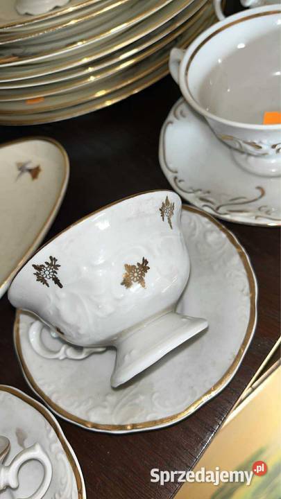 Filiżanka Wawel Made in Poland Biała złocona sprzedam