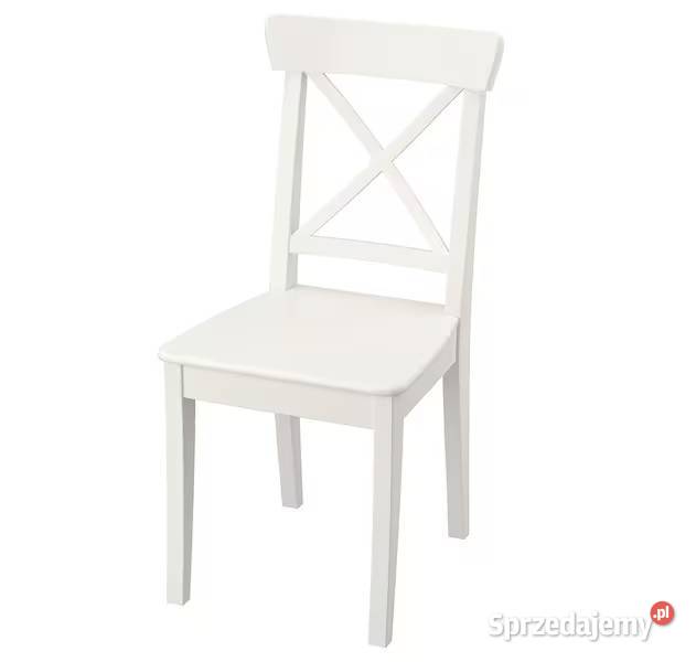 Białe krzesło IKEA INGOLF