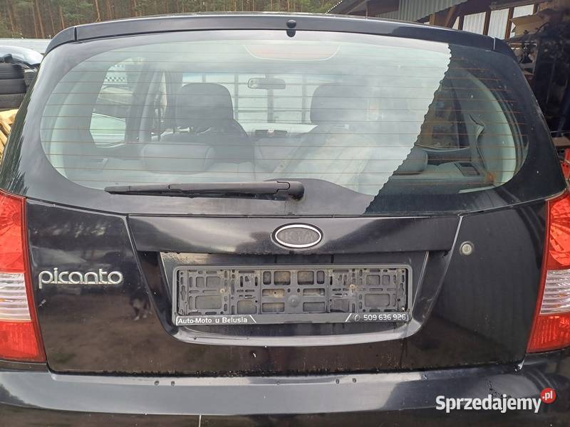 Klapa Tylna Tył Kia Picanto 0410