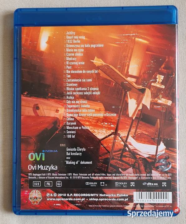 KULT unplugged koncert bluray 1 płyta