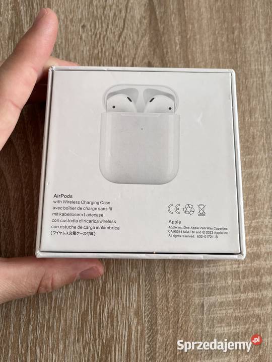Słuchawki Apple AirPods 2 indukcyjne ładowanie