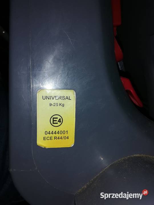 Fotelik samochodowy ISOFIX 9 - 25 kg