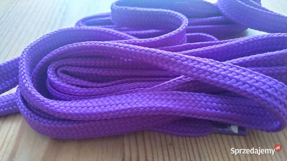Sznurowadła płaskie długość 140 kolor fioletowy Akcesoria wielkopolskie Ostrów Wielkopolski
