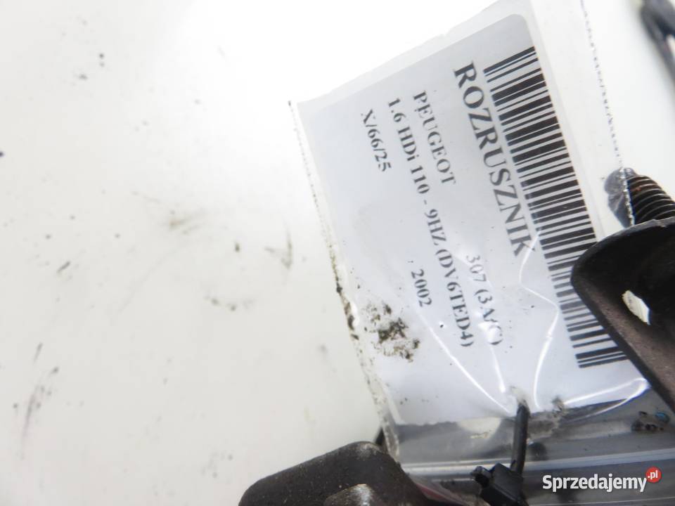 ROZRUSZNIK PEUGEOT 307 16 HDi osobowe sprzedam