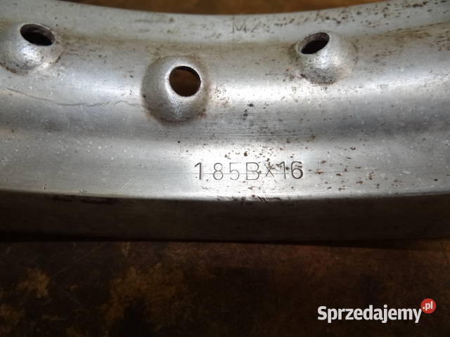 felga obręcz przednia 185Bx16 Aluminiowa MZ org