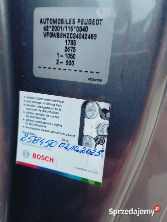 Peugeot 207 CC 16 HDI nowy rozrząd wielkopolskie Leszno