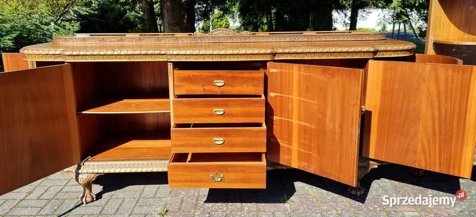Jadalnia w stylu chippendale komplet mebli