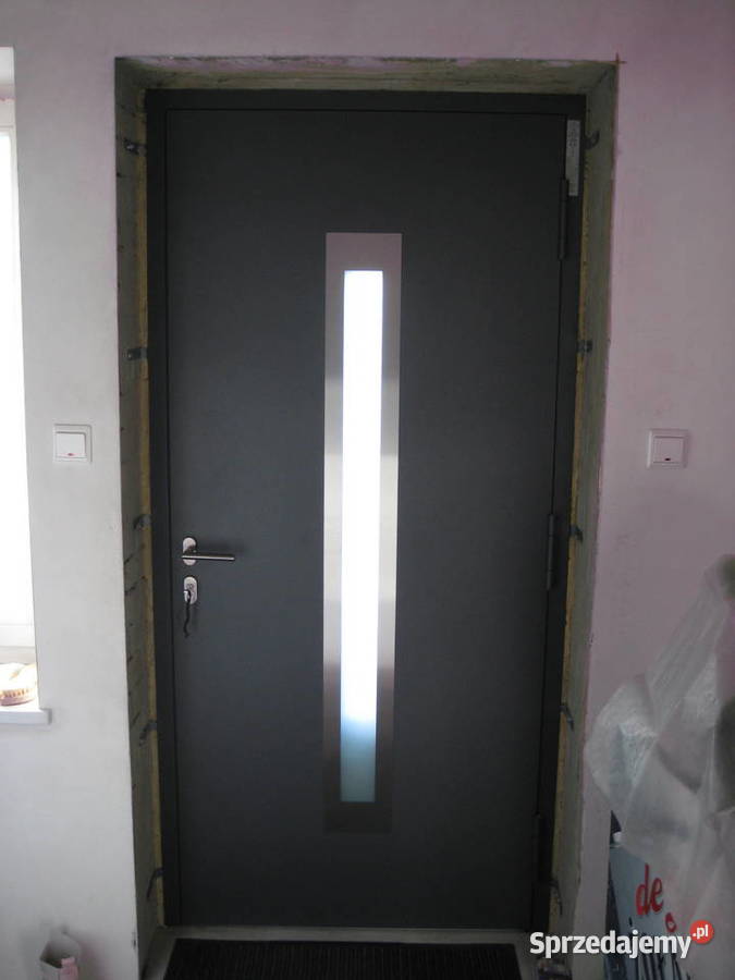 Drzwi zewnętrzne prawe aluminiowe antywłamaniowe Kraków