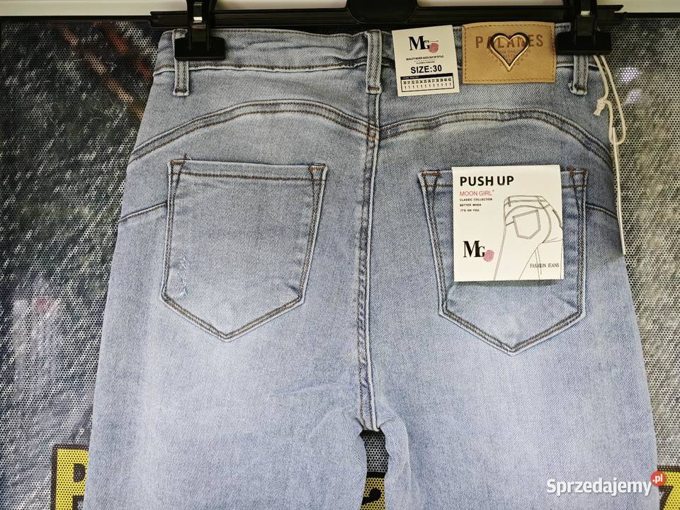 Spodnie jeansowe damskie męskie Karnice
