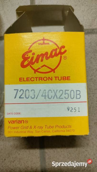 Electron Tube 4CX250B 7203 Szczecin