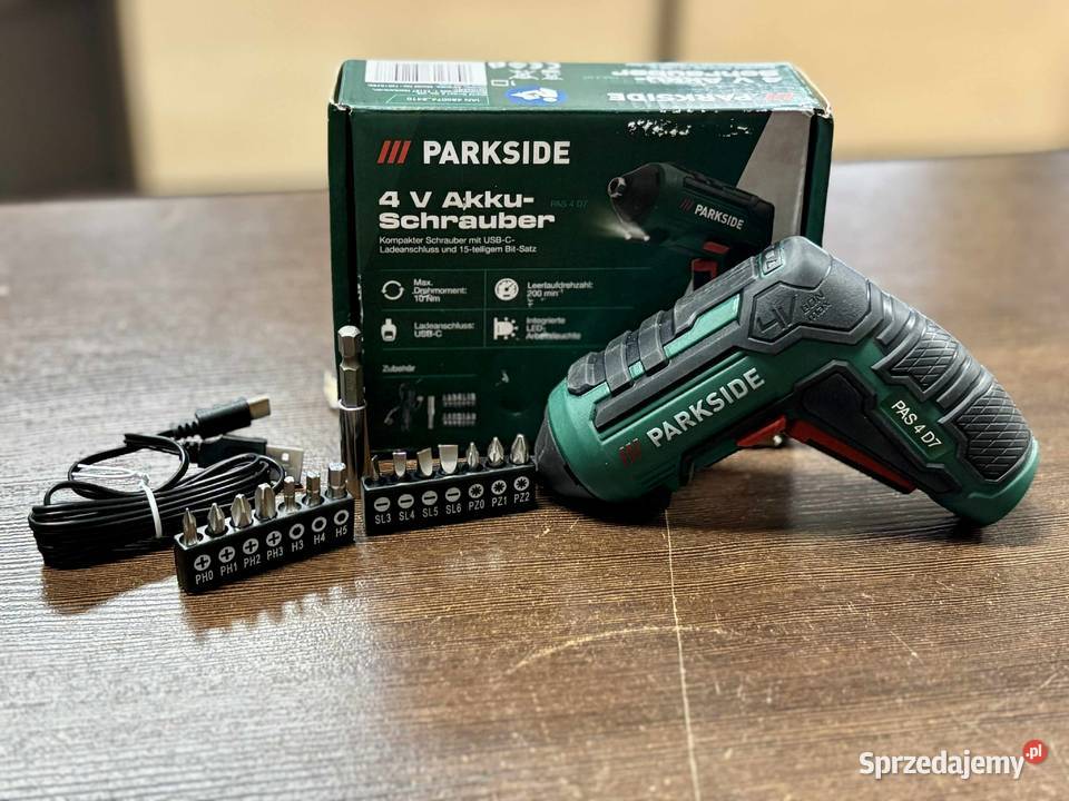 Wkrętarka Parkside zasilanie akumulatorowe 4 V warmińsko-mazurskie Elbląg