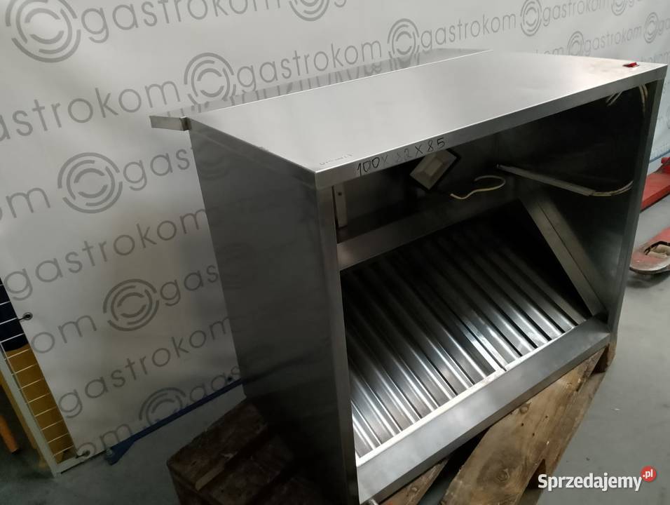 Okap gastronomiczny 100x82 przyścienny Wrocław sprzedam