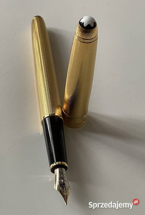 Pioro Montblanc Meisterstuck 144 Solitaire Gold Antyki