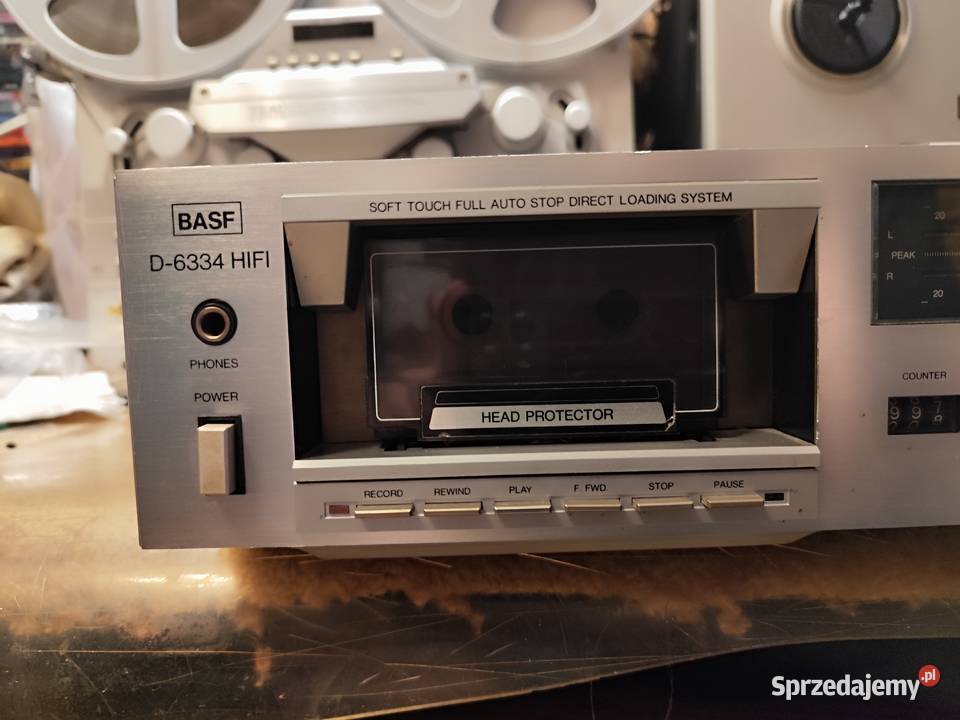 deck kasetowy Basf D6334 HiFi uszkodzony Magnetofony zachodniopomorskie Grabowo
