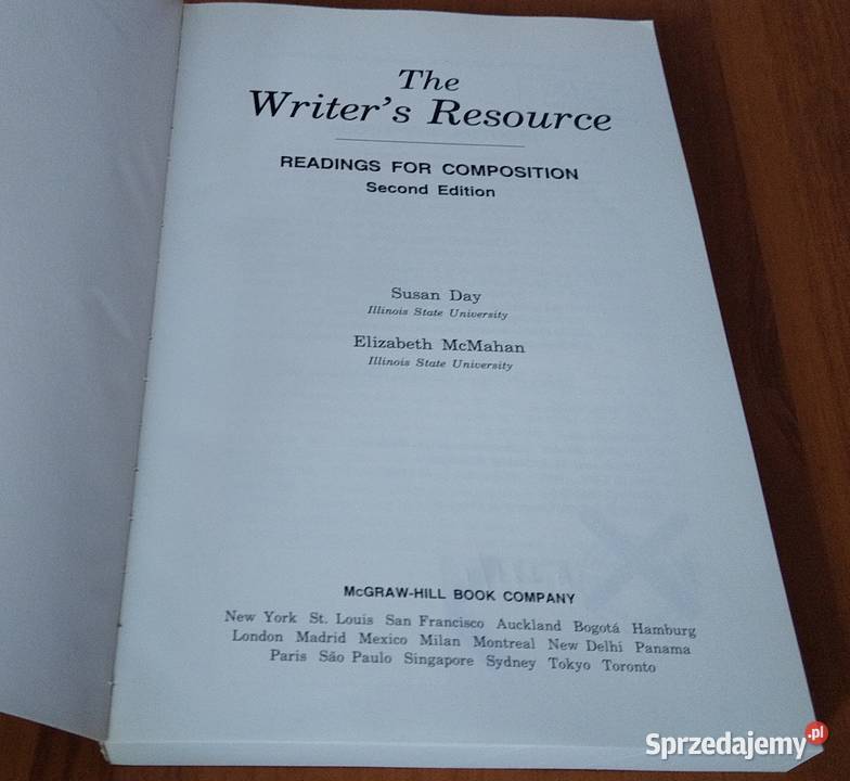 The writers resource readings for composition miękka Gdańsk