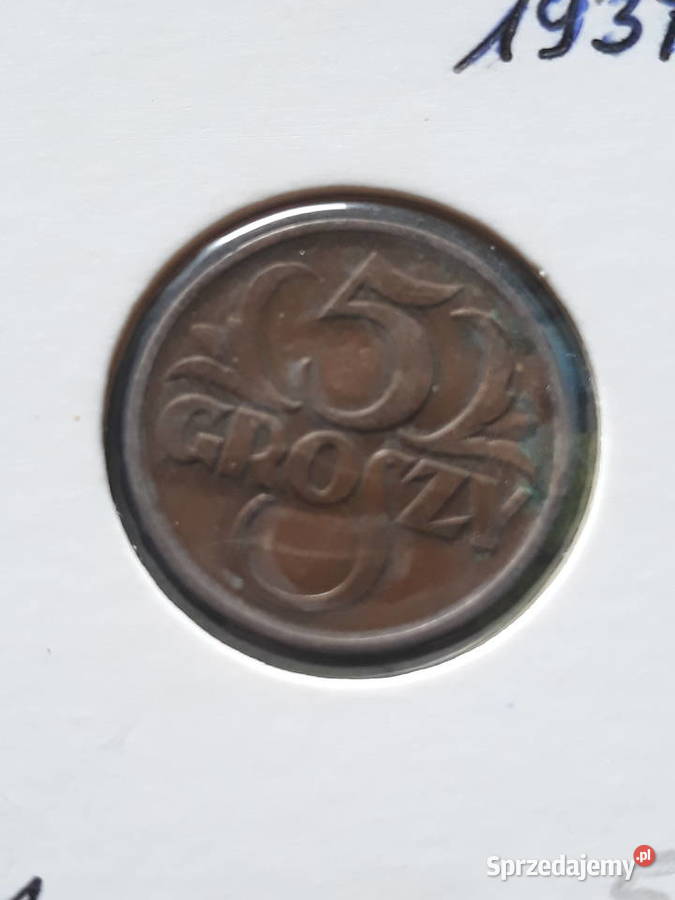 5 Groszy 1937 r 1 Super sprzedam
