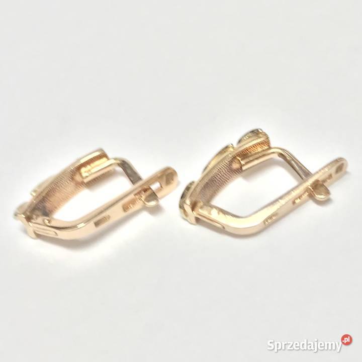 Złote KOLCZYKI 14K pięknie ZDOBIONE cudowne Warszawa sprzedam