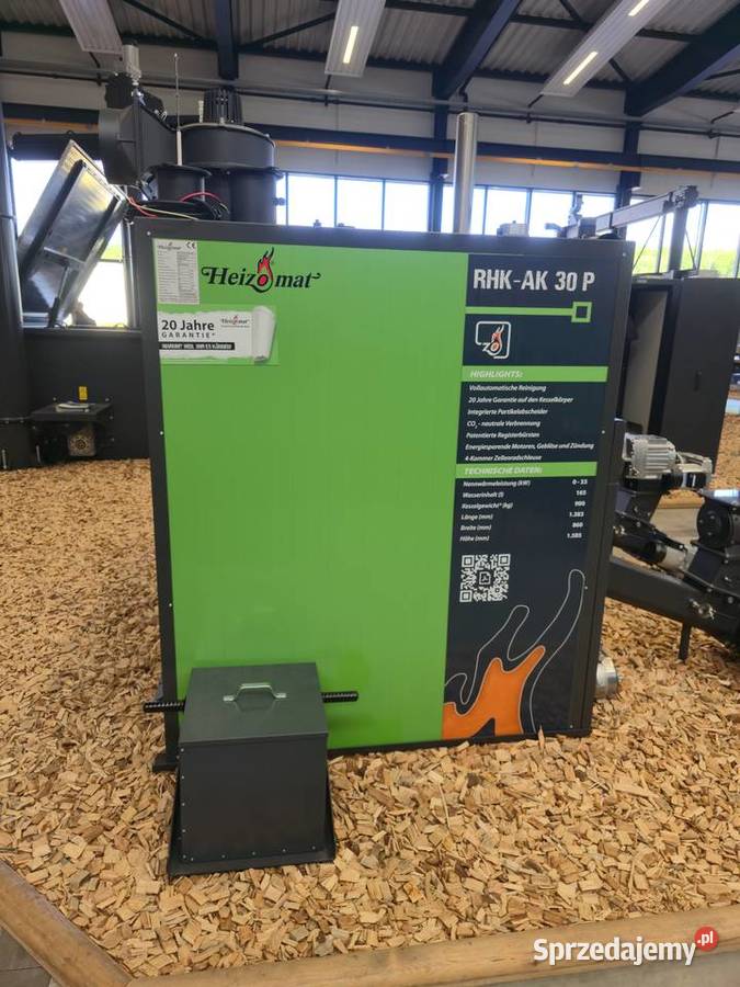 Piec na trociny zrębki wióry MDF HDF biomasa