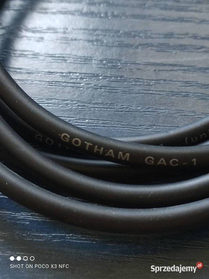 Interkonekt XLRRCA GOTHAM GAC1 2x15m
