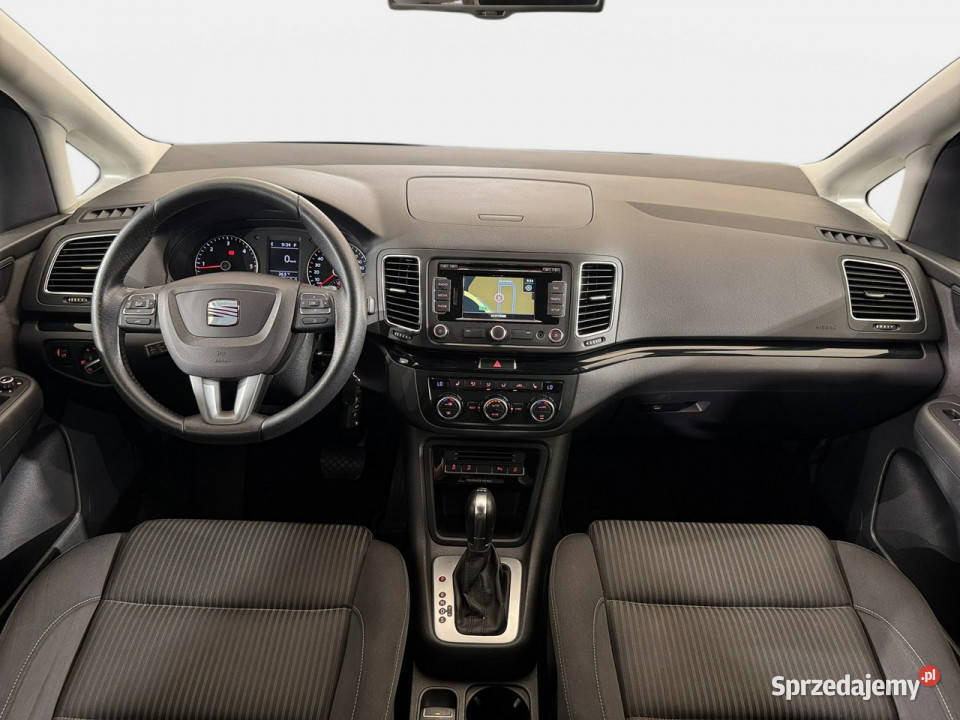 Seat Alhambra 20TDI 140 DSG 2014 r 7mio osobowy szary Myślenice