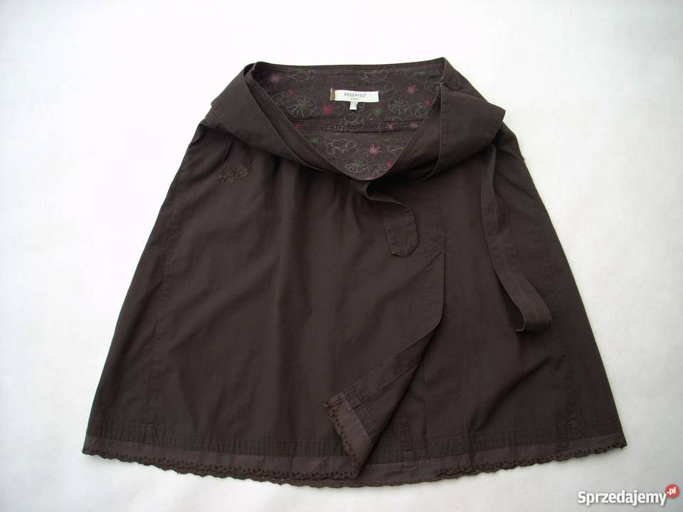 RESERVED spódnica bawełna hafty j nowa 40 L