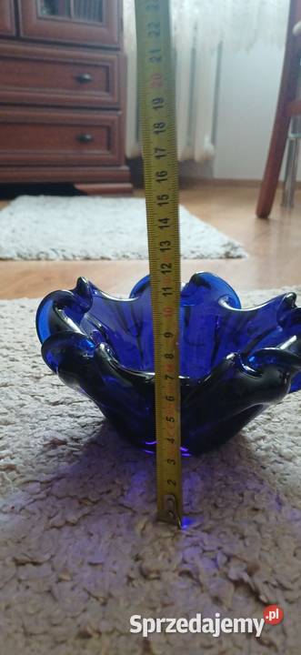 Kobaltowy szklany zestaw warmińsko-mazurskie Olsztyn