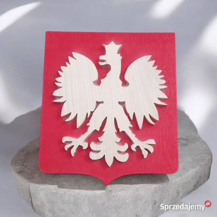 Godło Polski ręcznie robione Handmade drewno 17 kujawsko-pomorskie Bydgoszcz